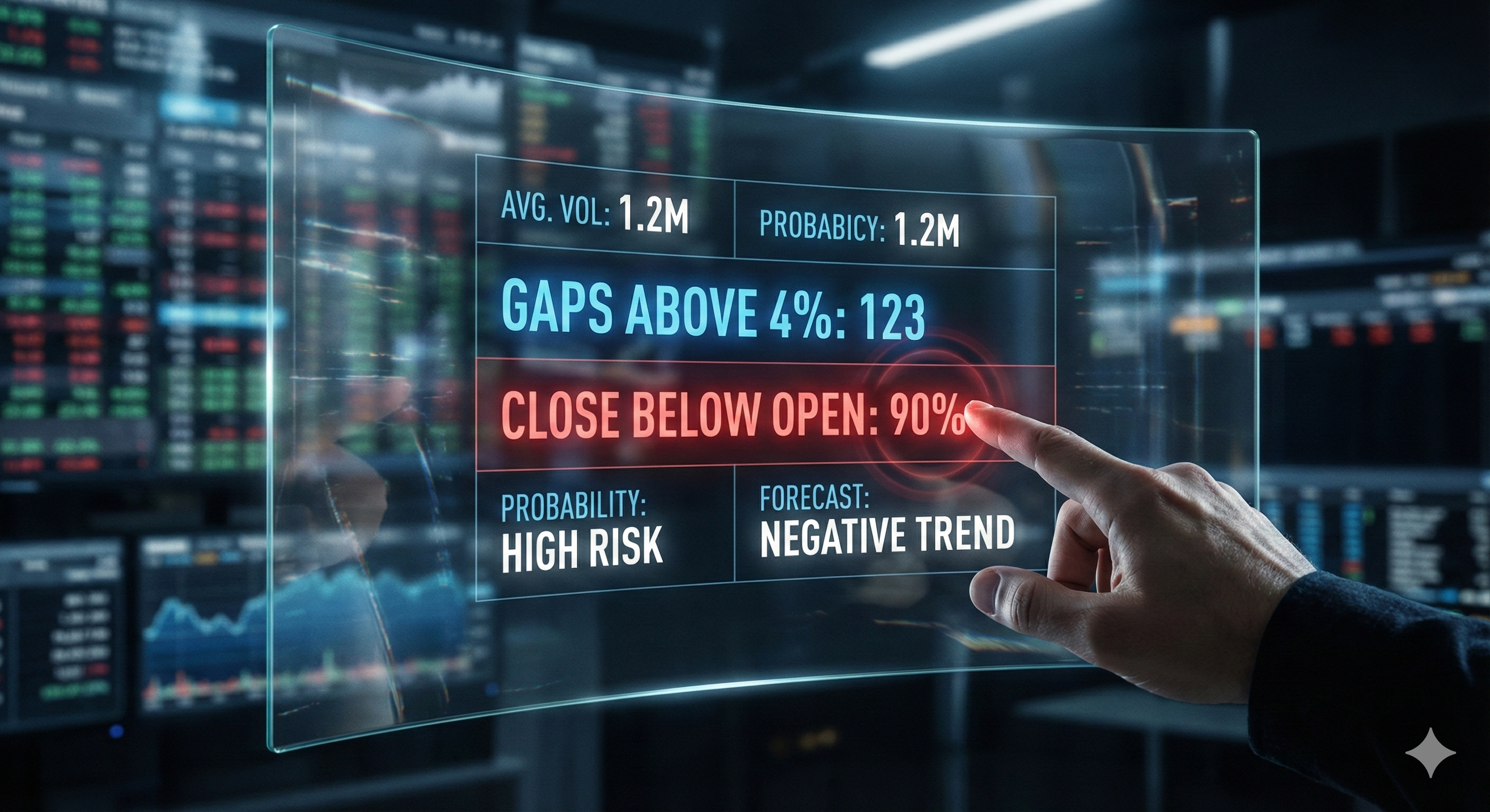 Gap Up Stats Indicator 3